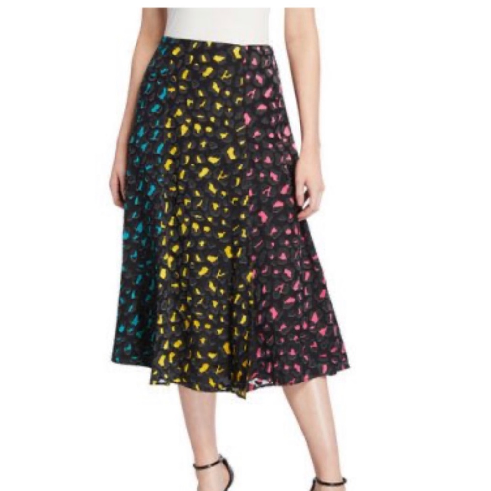 Alice + Olivia Janessa Combo high-slit skirt